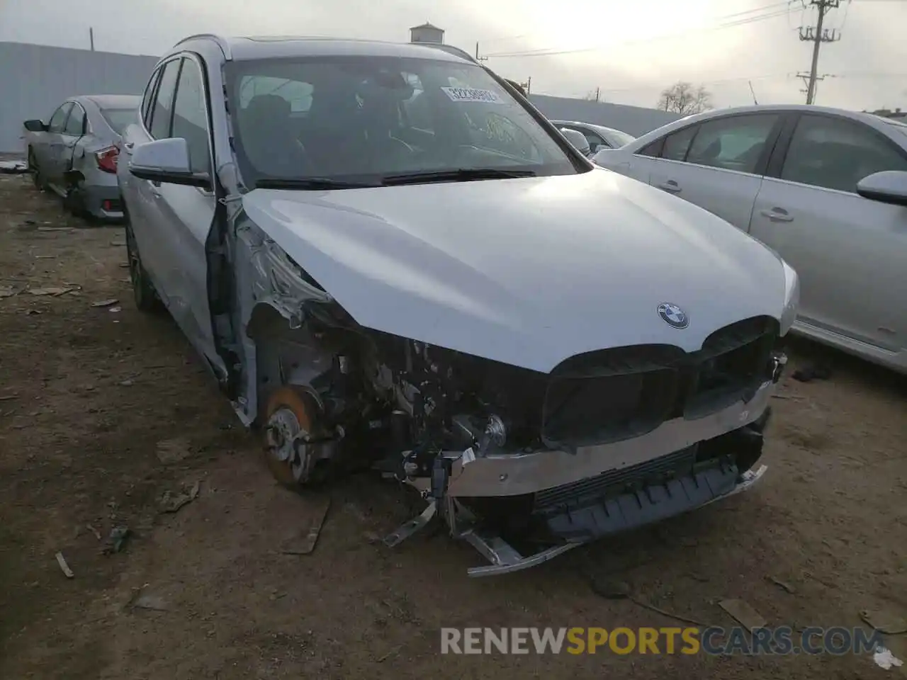 1 Photograph of a damaged car WBXJG9C09M5S07692 BMW X1 2021