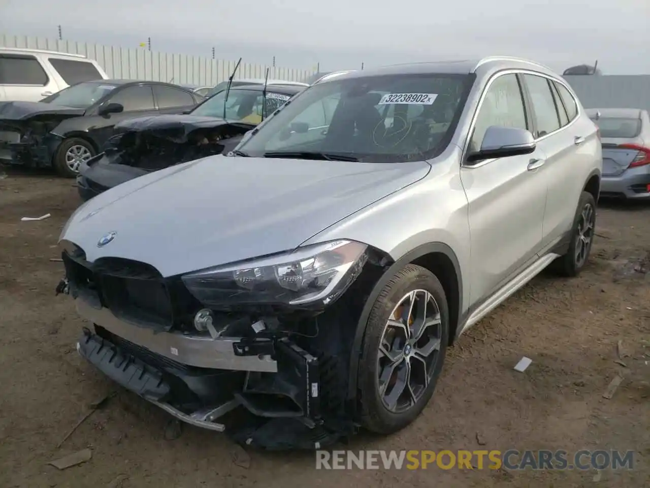 2 Photograph of a damaged car WBXJG9C09M5S07692 BMW X1 2021