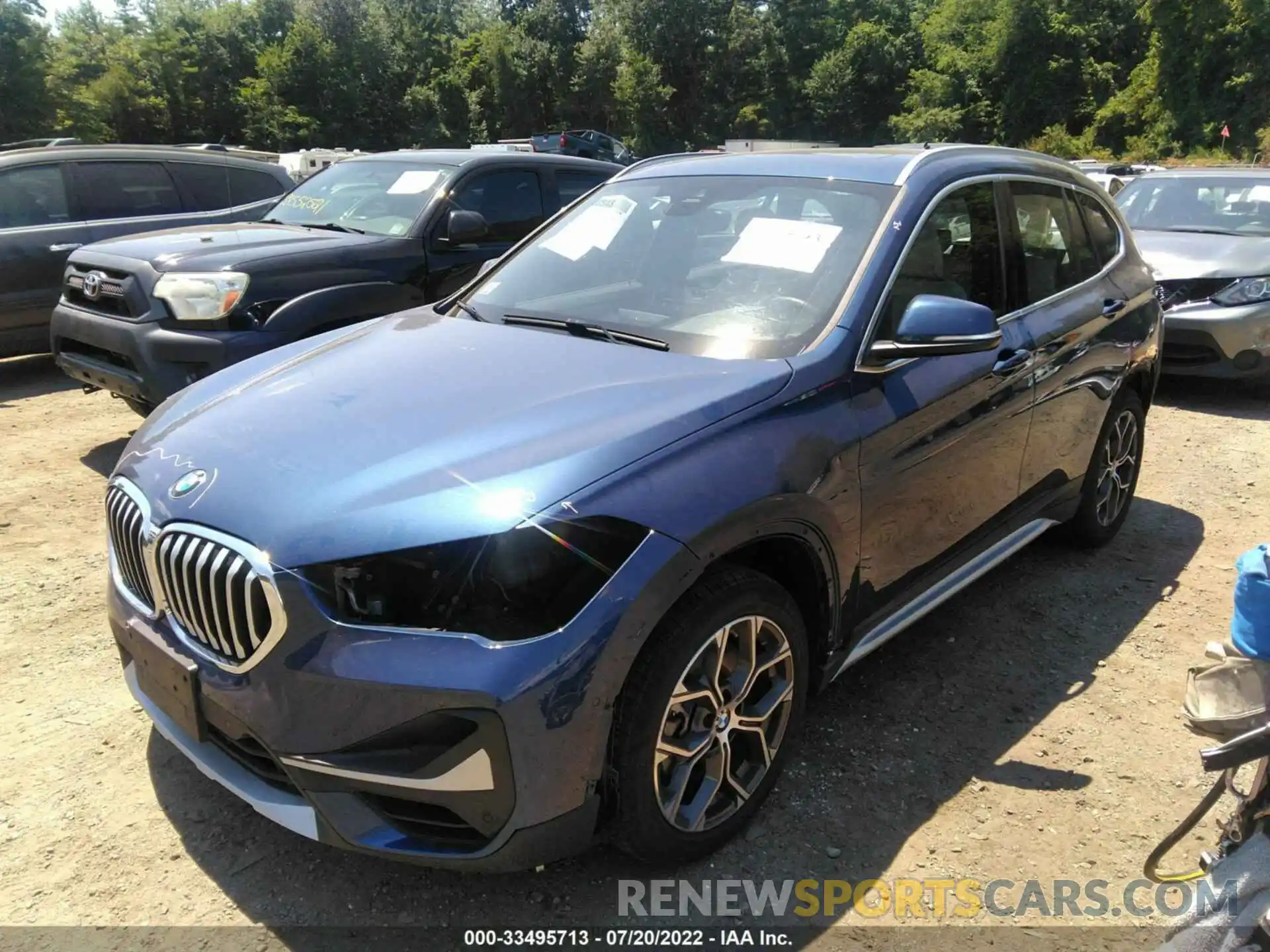 2 Photograph of a damaged car WBXJG9C09M5S22838 BMW X1 2021