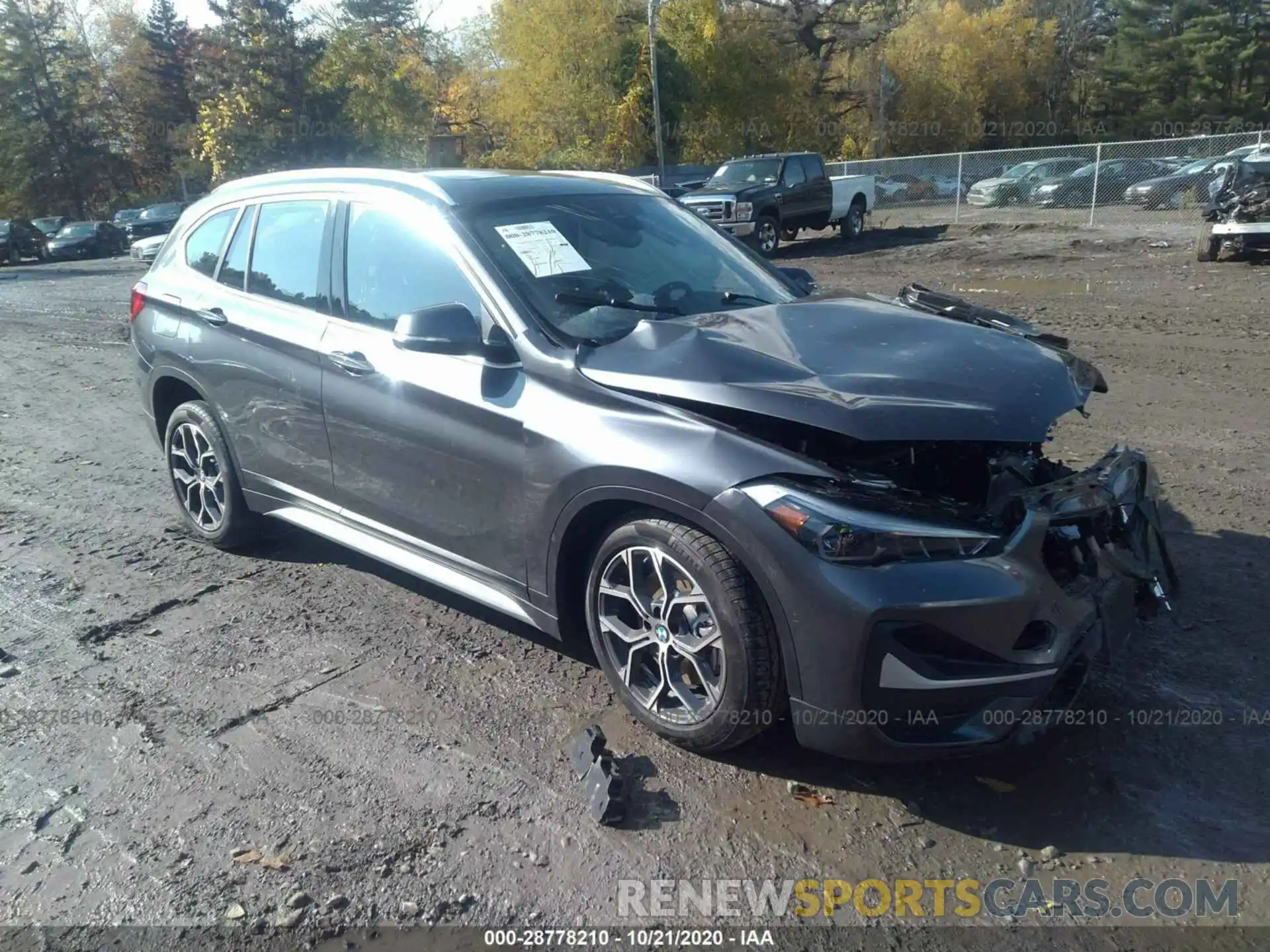 1 Photograph of a damaged car WBXJG9C09M5S28963 BMW X1 2021