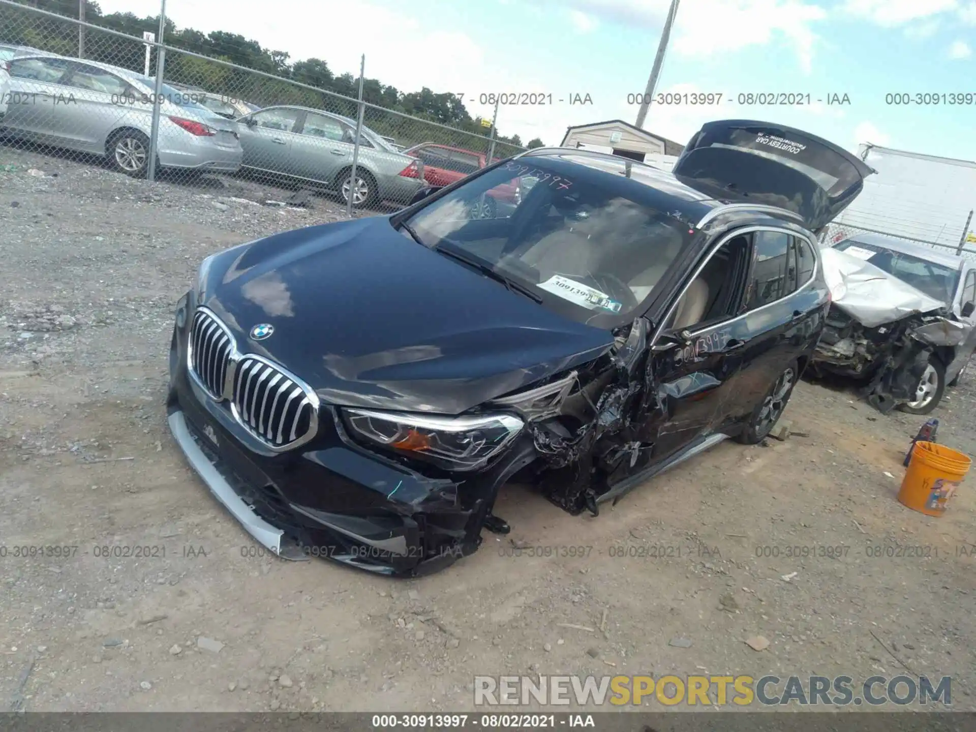 2 Photograph of a damaged car WBXJG9C09M5S41972 BMW X1 2021