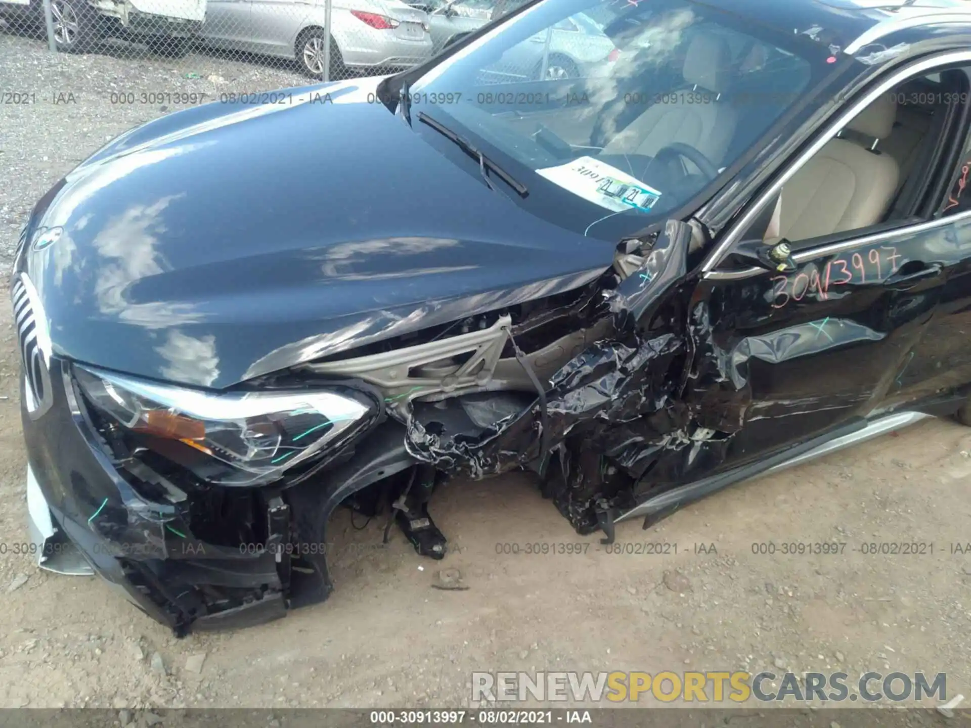 6 Photograph of a damaged car WBXJG9C09M5S41972 BMW X1 2021