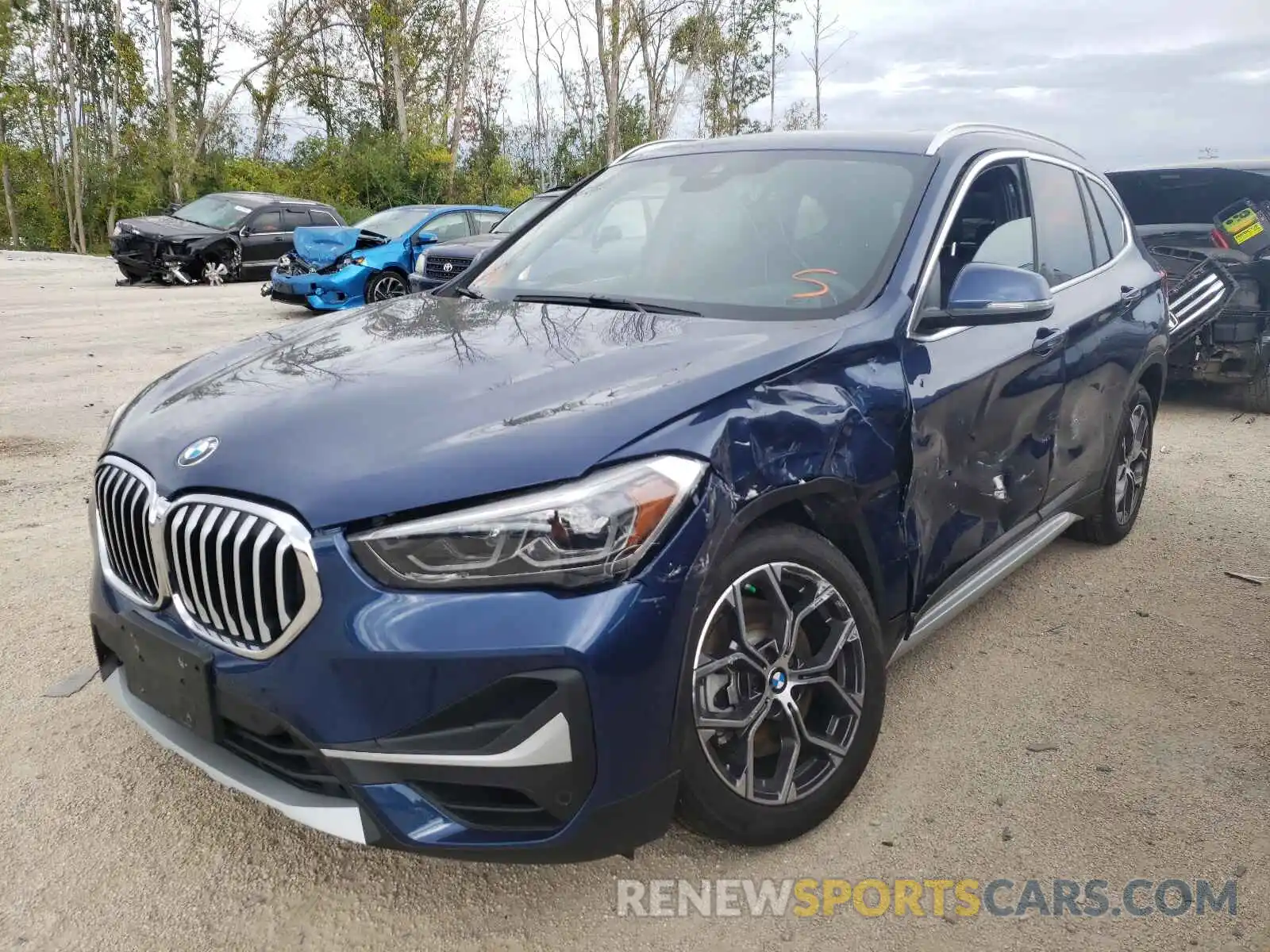 2 Photograph of a damaged car WBXJG9C09M5S45648 BMW X1 2021