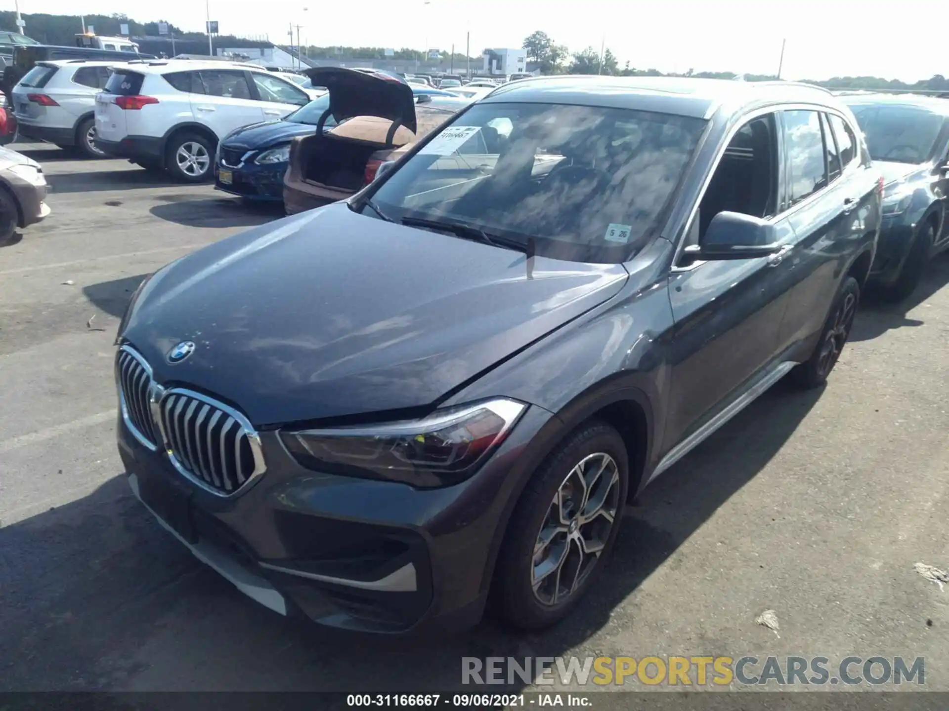 2 Photograph of a damaged car WBXJG9C09M5T48536 BMW X1 2021