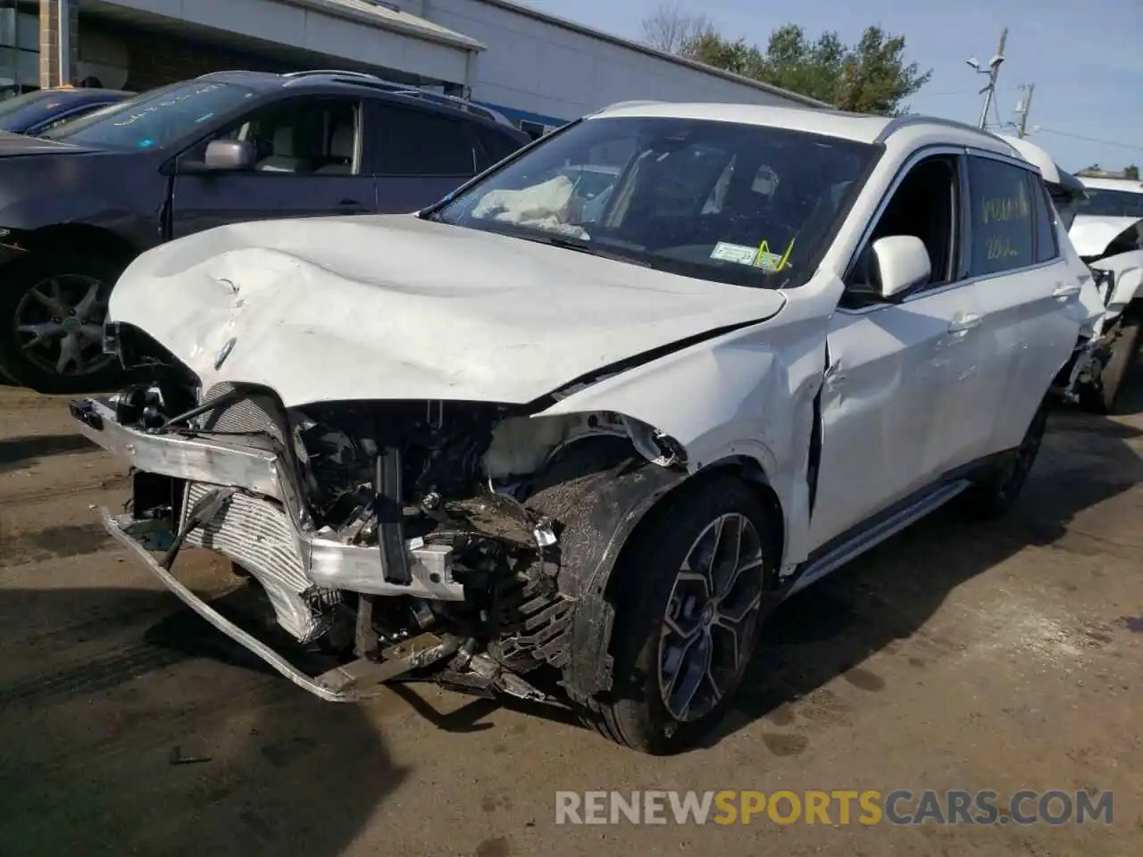 2 Photograph of a damaged car WBXJG9C09M5T74621 BMW X1 2021