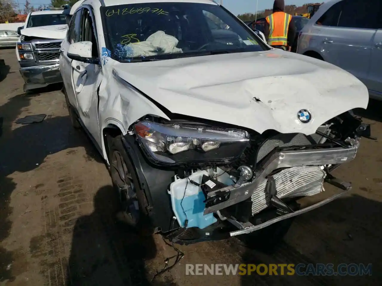 9 Photograph of a damaged car WBXJG9C09M5T74621 BMW X1 2021