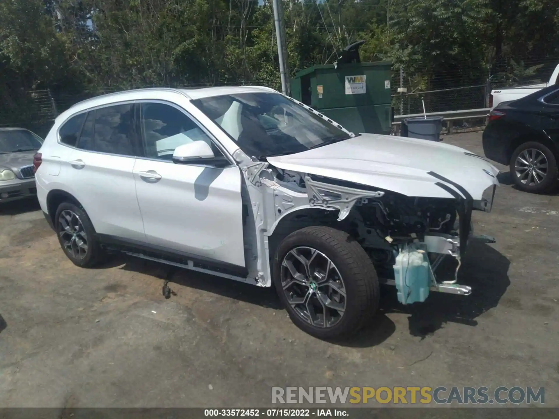 1 Photograph of a damaged car WBXJG9C09M5T88051 BMW X1 2021