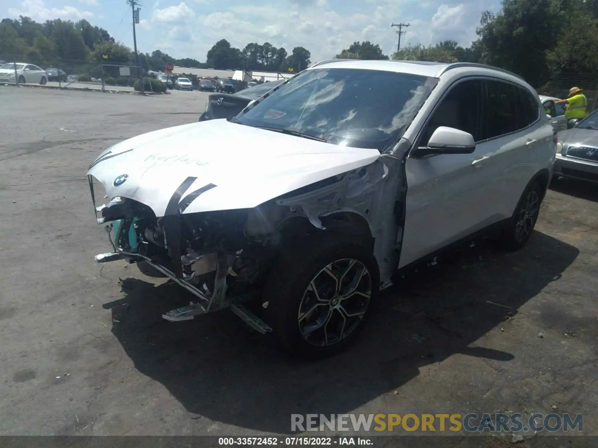 2 Photograph of a damaged car WBXJG9C09M5T88051 BMW X1 2021