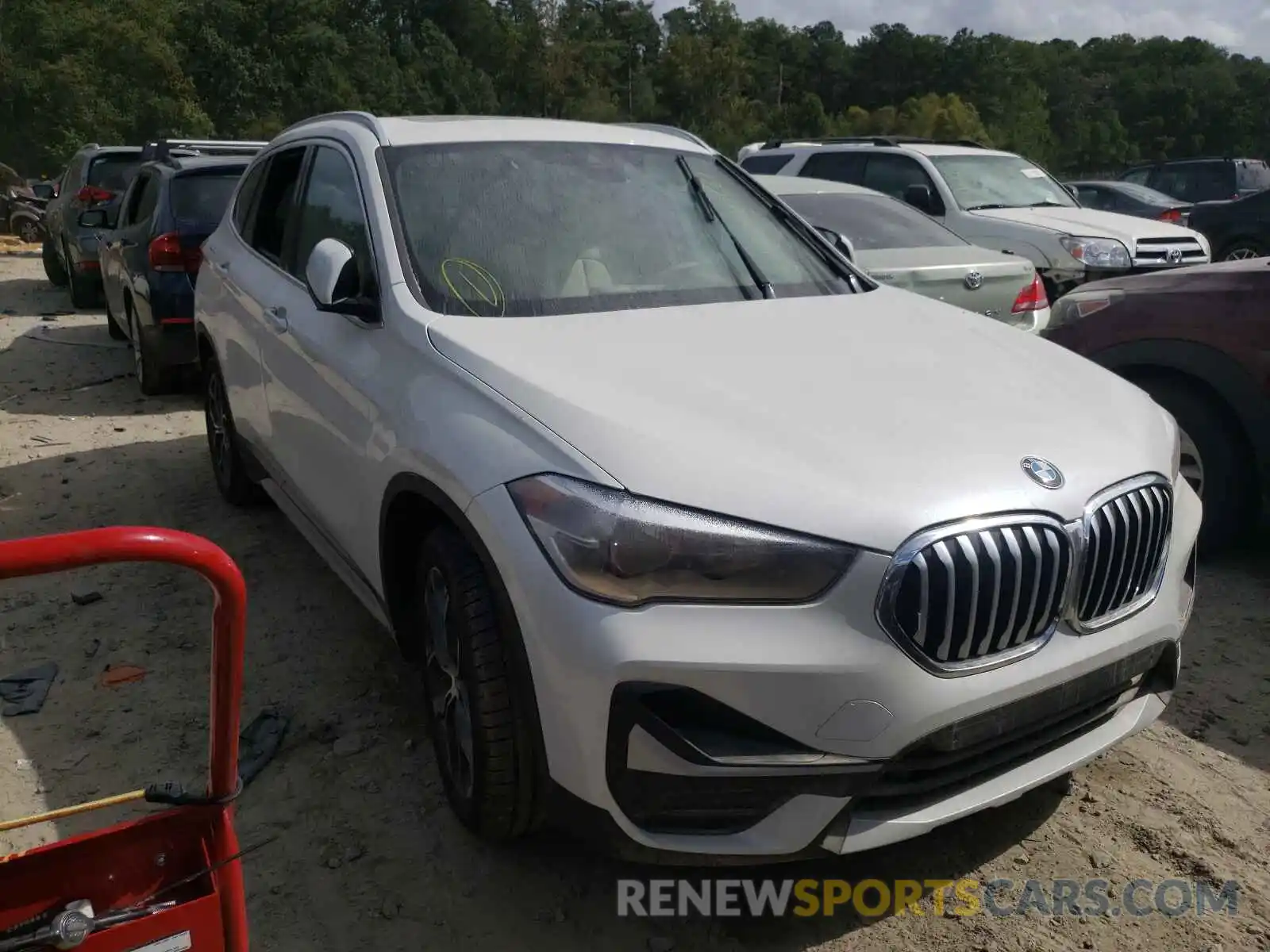 1 Photograph of a damaged car WBXJG9C0XM3M72505 BMW X1 2021