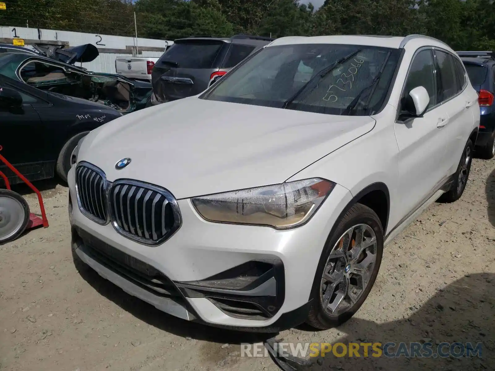 2 Photograph of a damaged car WBXJG9C0XM3M72505 BMW X1 2021