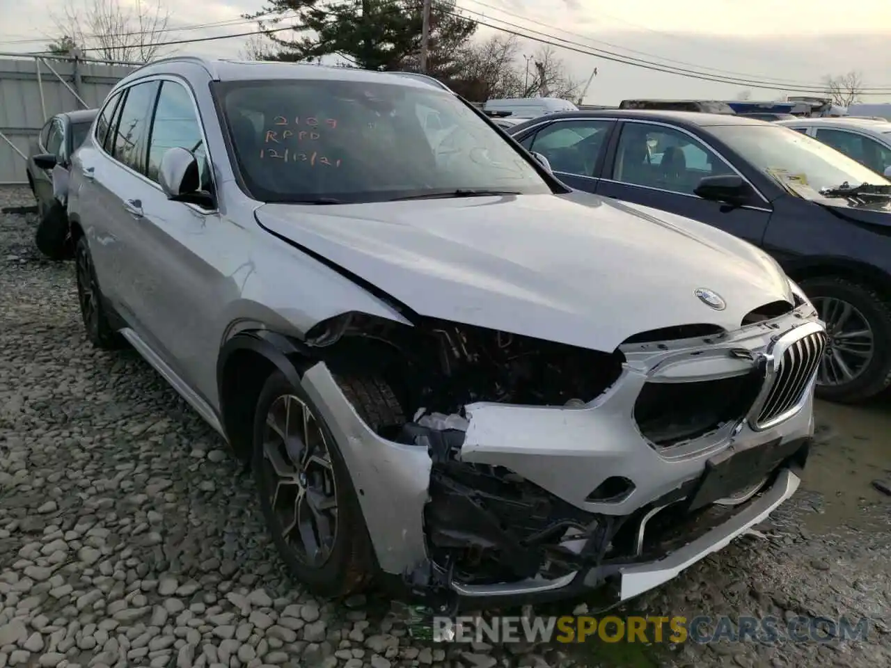 1 Photograph of a damaged car WBXJG9C0XM5S37932 BMW X1 2021