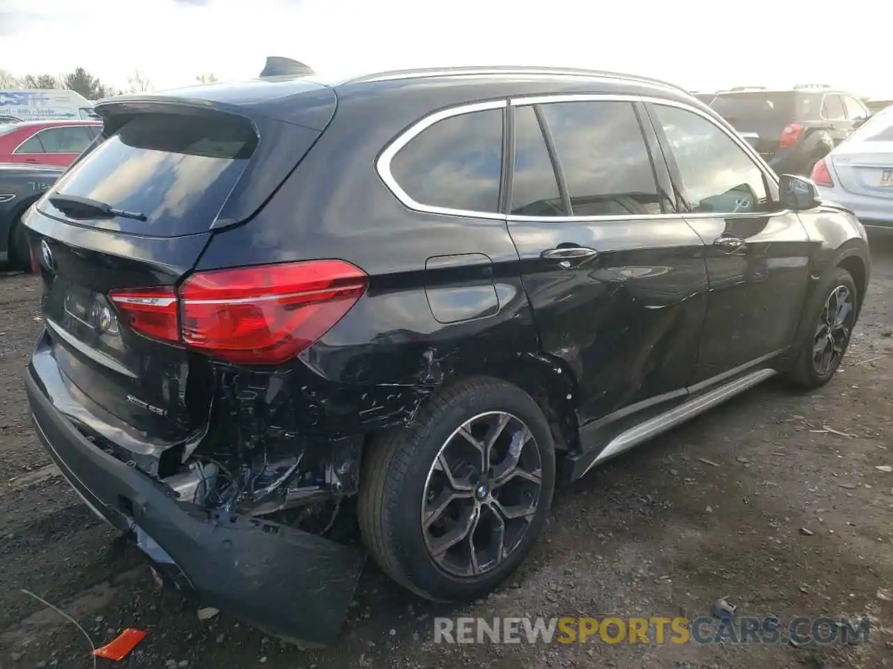 4 Photograph of a damaged car WBXJG9C0XM5T45628 BMW X1 2021