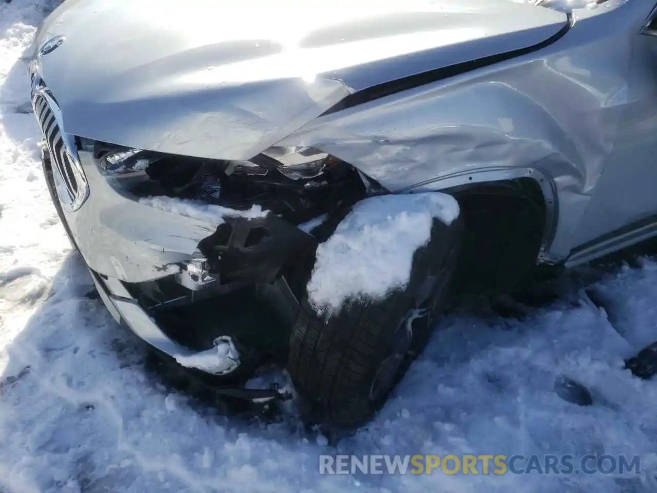 9 Photograph of a damaged car WBXJG9C0XM5U28105 BMW X1 2021