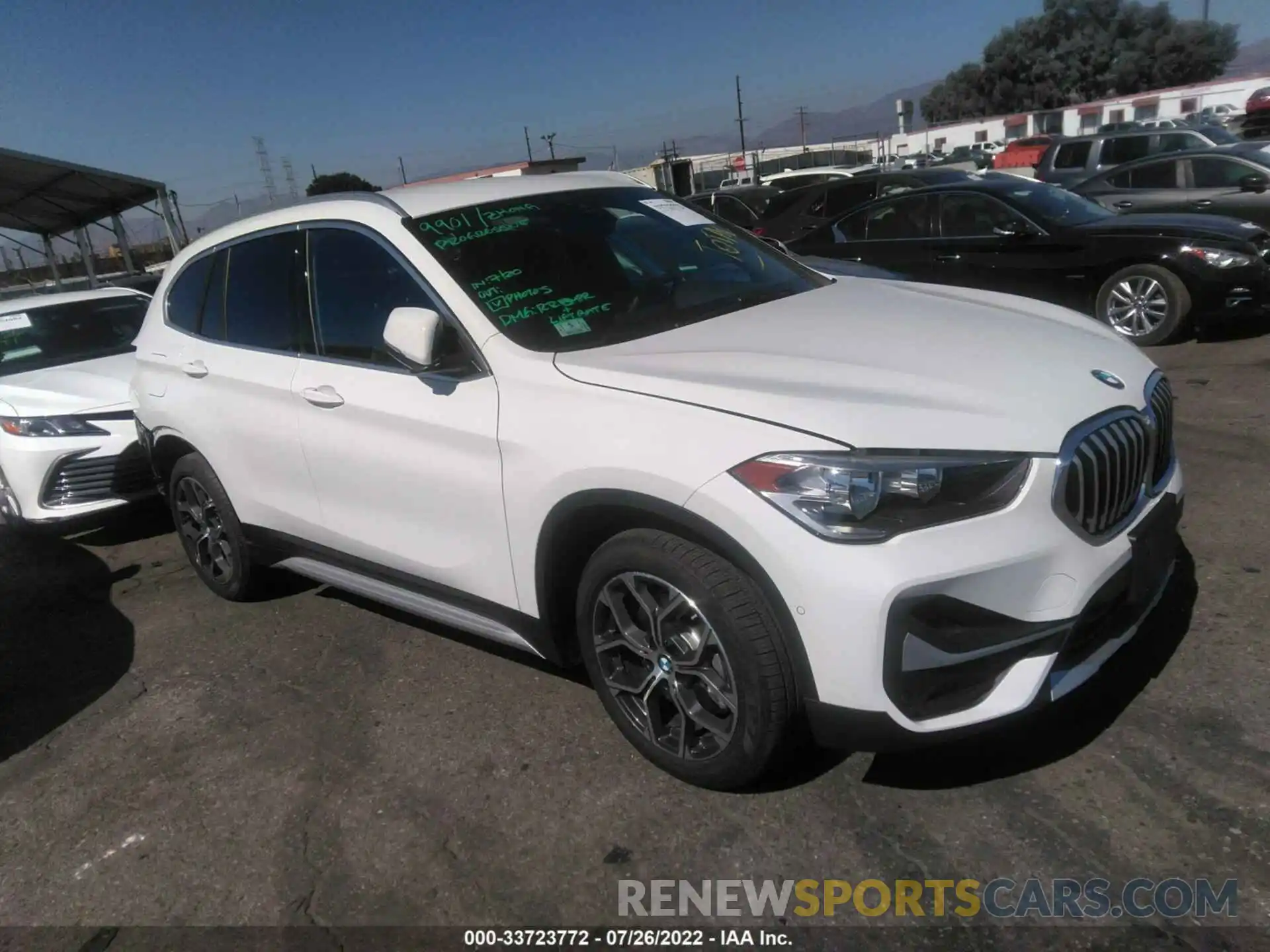 1 Photograph of a damaged car WBXJG7C03N5V39004 BMW X1 2022