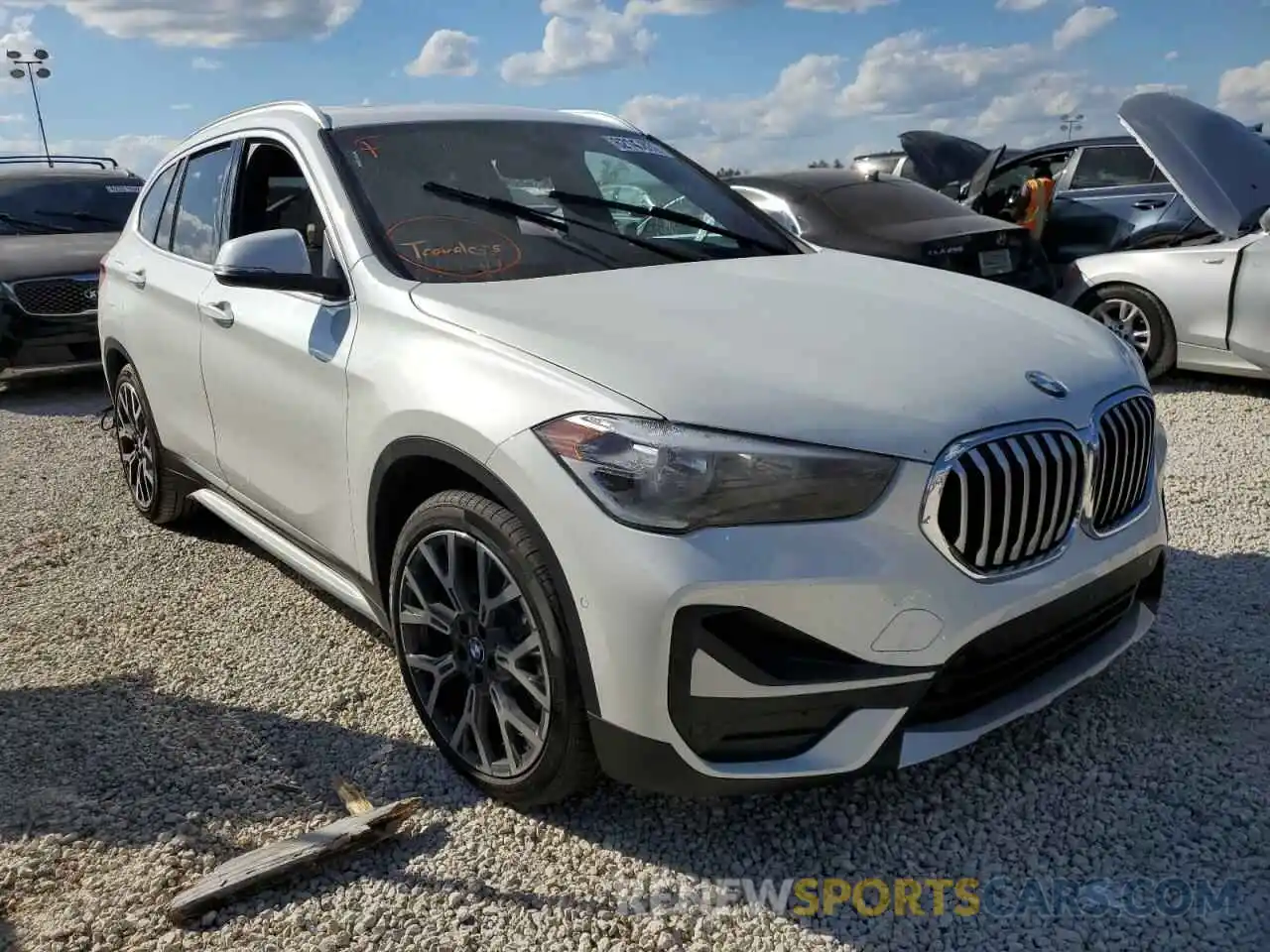 1 Photograph of a damaged car WBXJG7C03N5V48494 BMW X1 2022