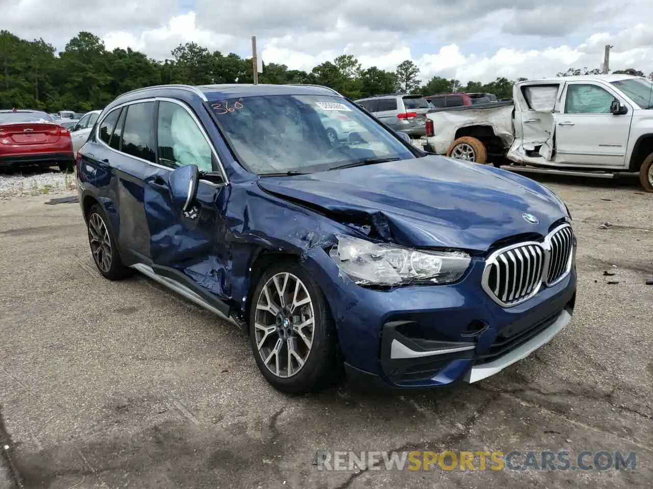 1 Photograph of a damaged car WBXJG7C06N5U56635 BMW X1 2022