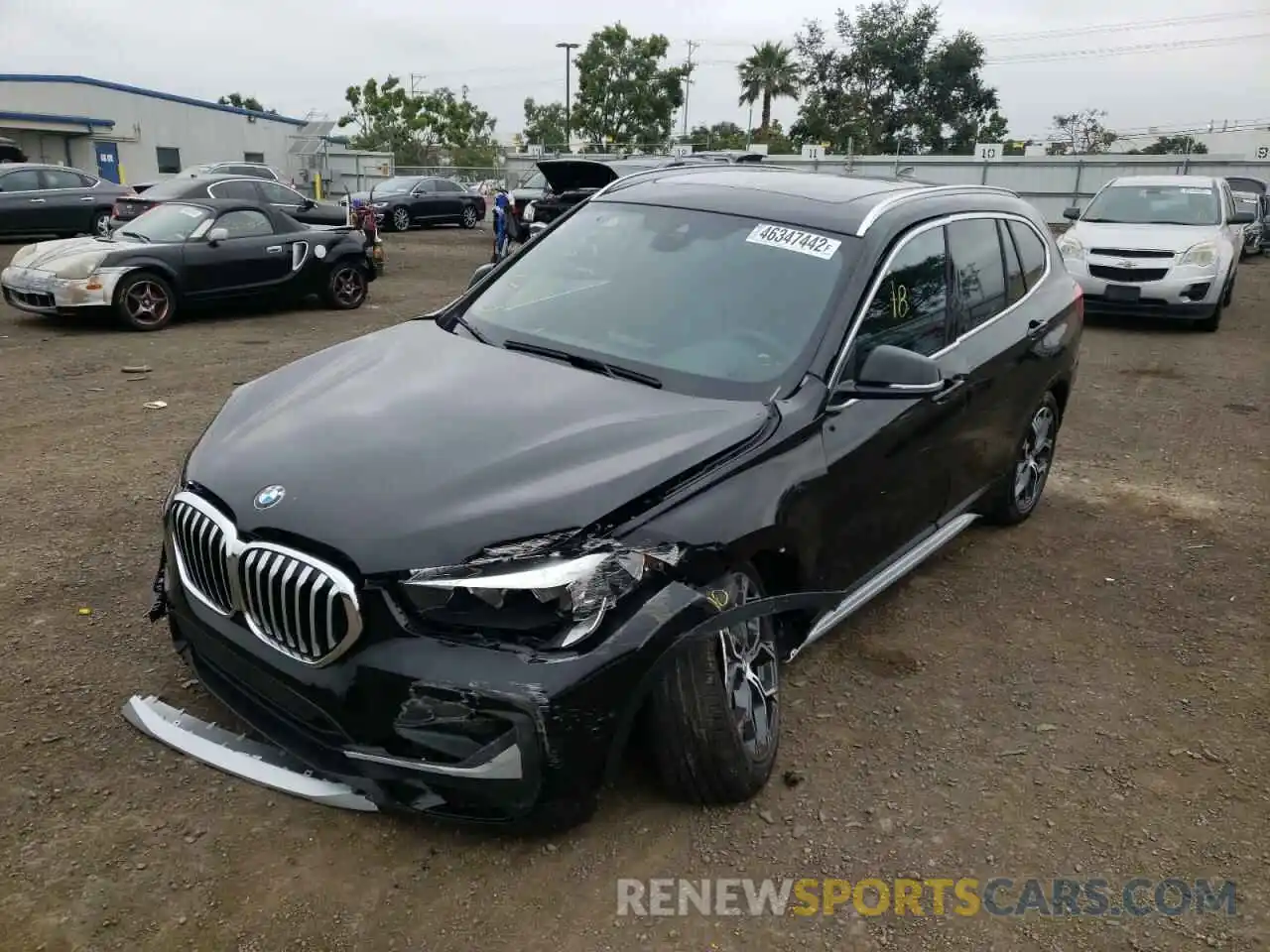 2 Photograph of a damaged car WBXJG7C09N5V27956 BMW X1 2022