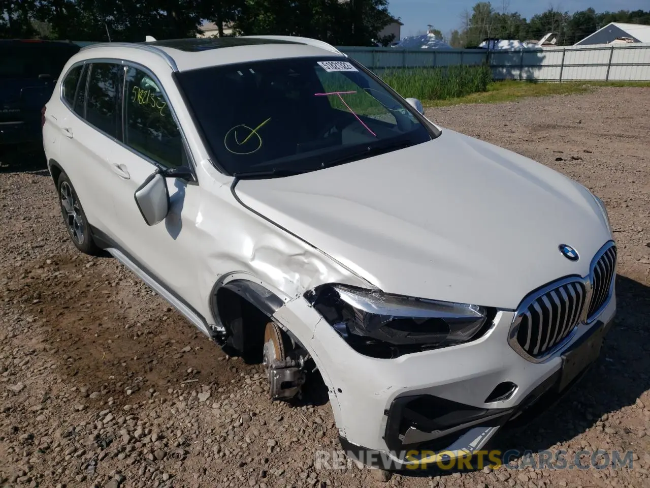 1 Photograph of a damaged car WBXJG9C06N5U66996 BMW X1 2022