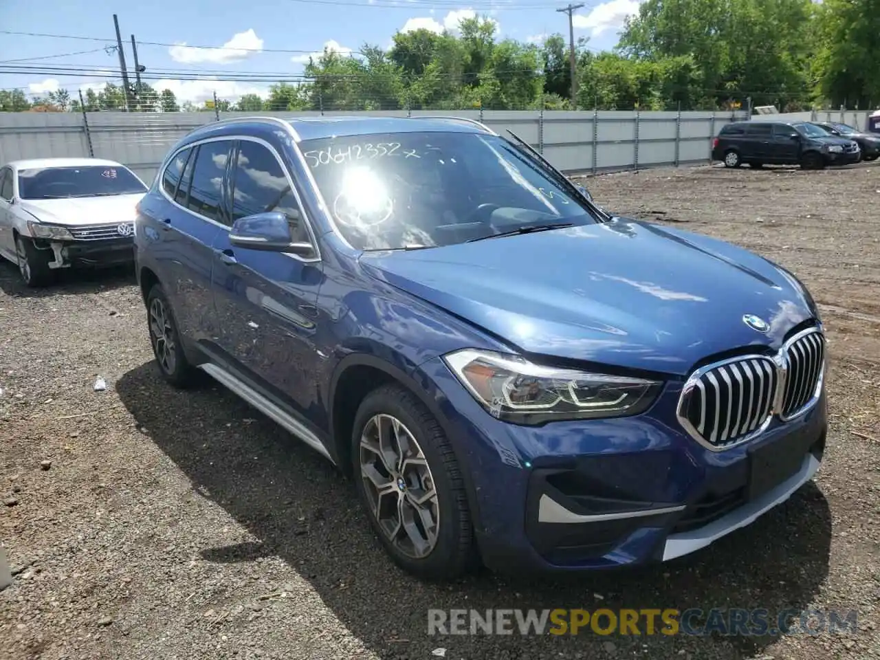 1 Photograph of a damaged car WBXJG9C07N5U60186 BMW X1 2022