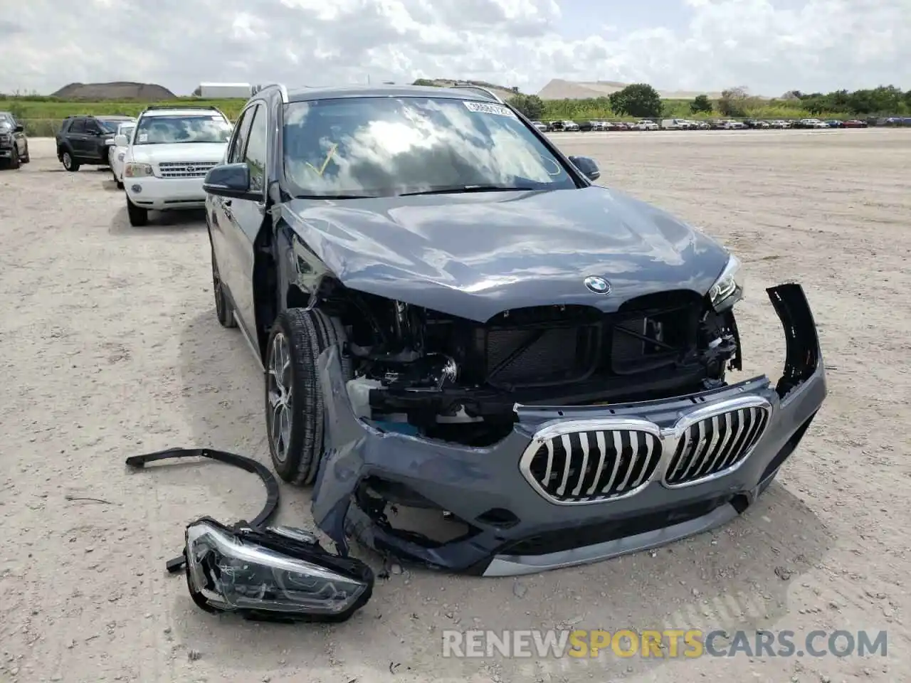 9 Photograph of a damaged car WBXJG9C0XN5U60070 BMW X1 2022