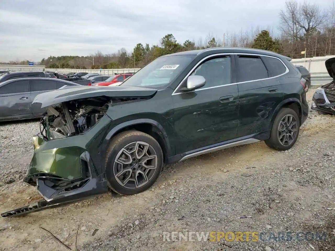 1 Photograph of a damaged car WBX73EF01P5Y25426 BMW X1 2023