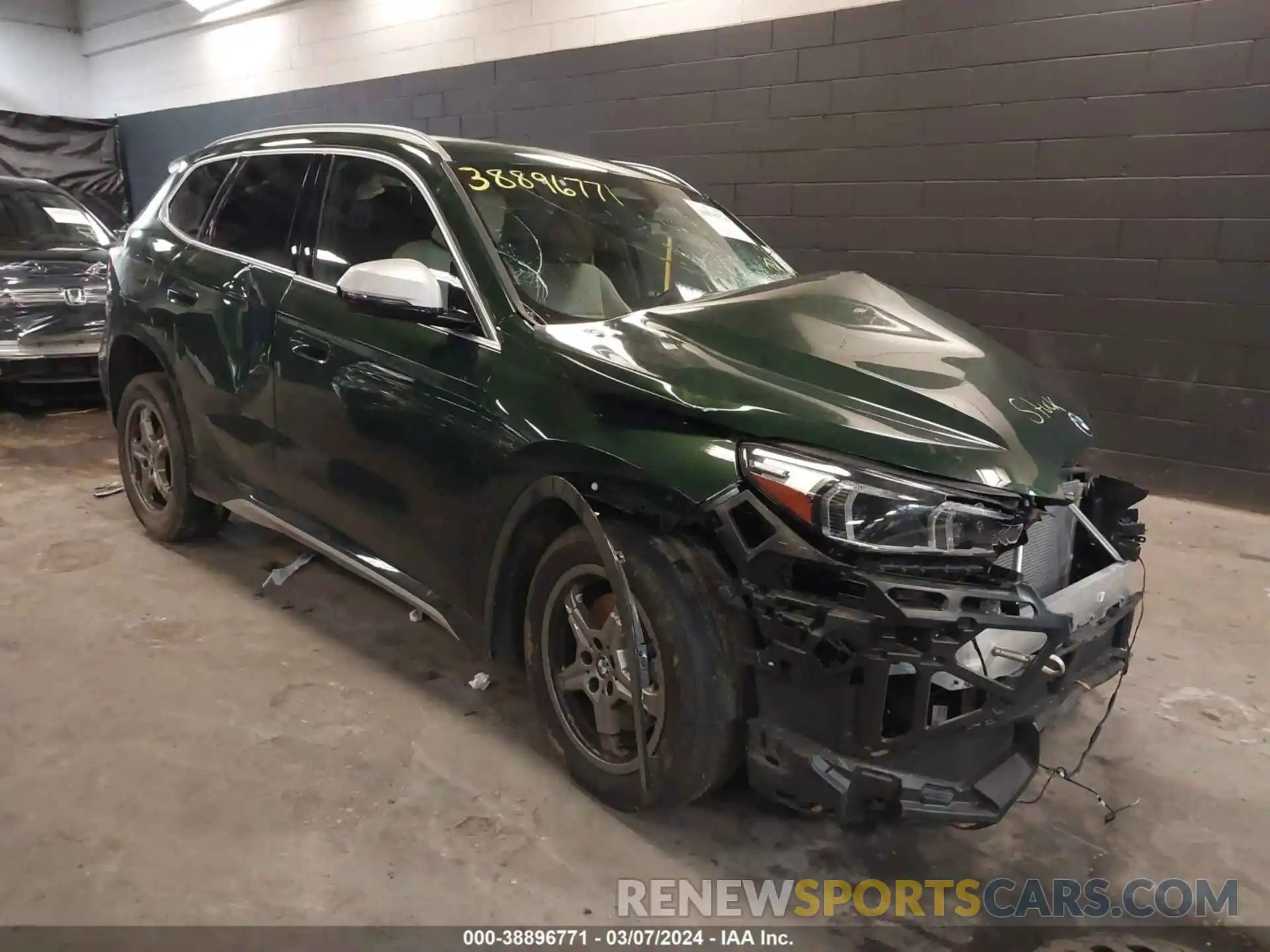 1 Photograph of a damaged car WBX73EF07P5V79451 BMW X1 2023