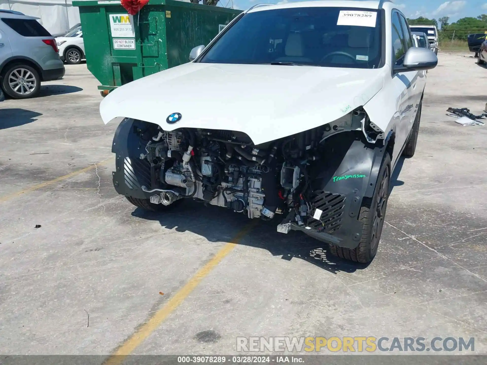 6 Photograph of a damaged car WBX73EF06R5Y44699 BMW X1 2024