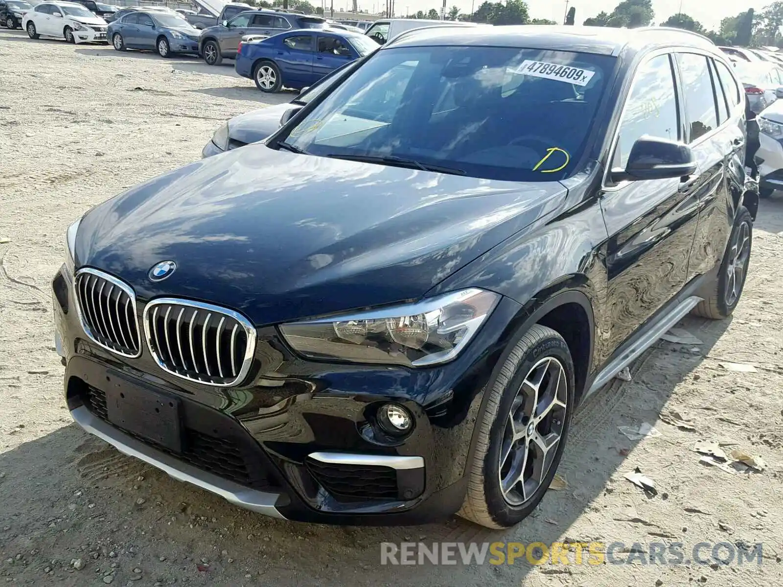 2 Photograph of a damaged car WBXHU7C52K3H44438 BMW X1 SDRIVE2 2019