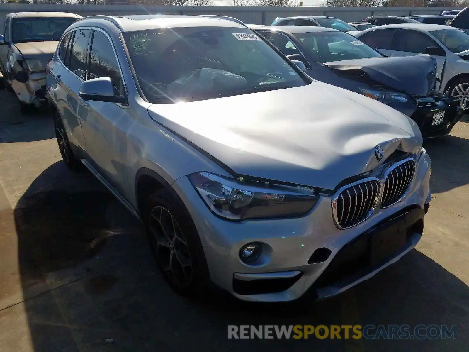 1 Photograph of a damaged car WBXHU7C55K3H44367 BMW X1 SDRIVE2 2019