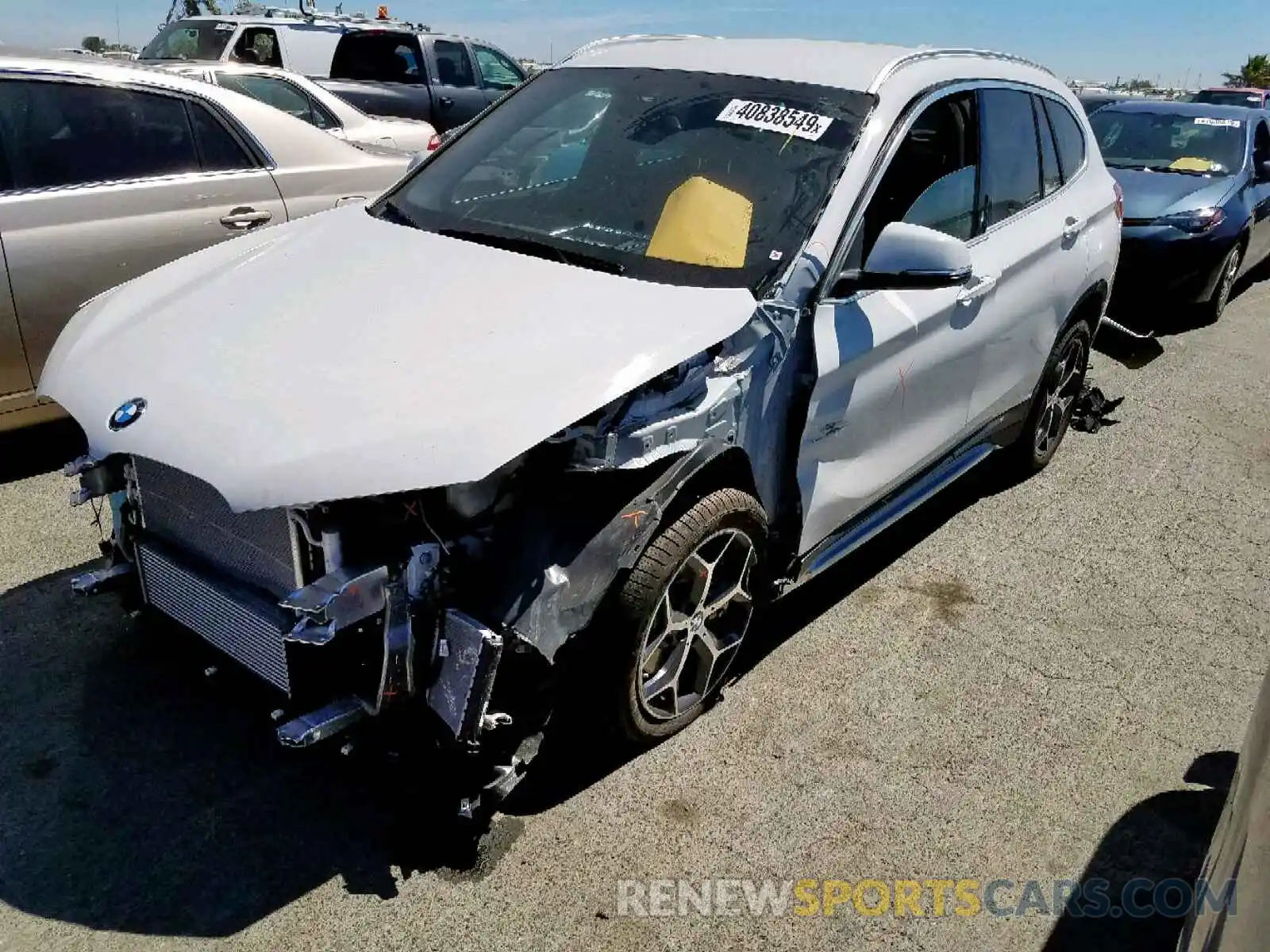 2 Photograph of a damaged car WBXHU7C56K3H44281 BMW X1 SDRIVE2 2019