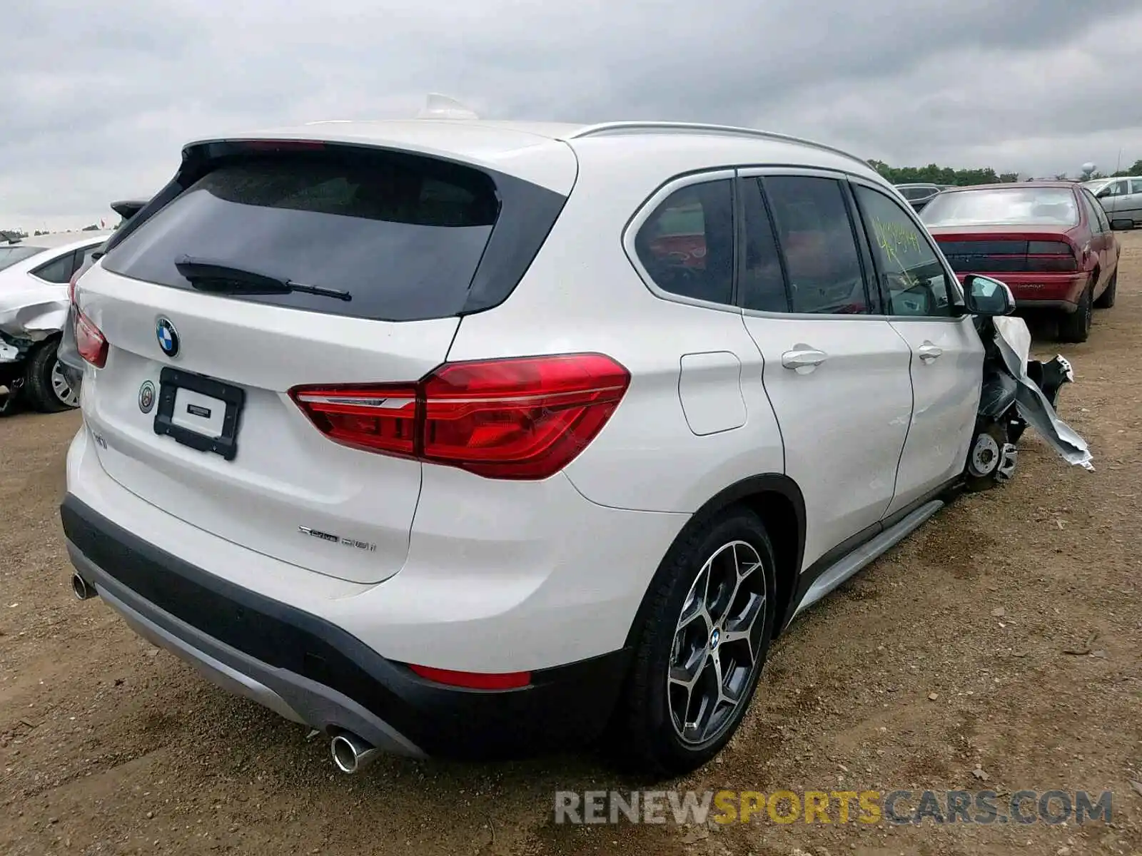 4 Фотография поврежденного автомобиля WBXHU7C56K5L10914 BMW X1 SDRIVE2 2019