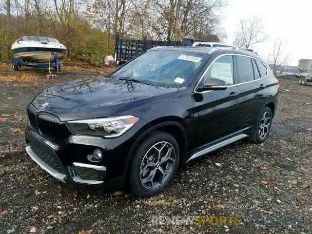 2 Photograph of a damaged car WBXHU7C56K5N37827 BMW X1 SDRIVE2 2019