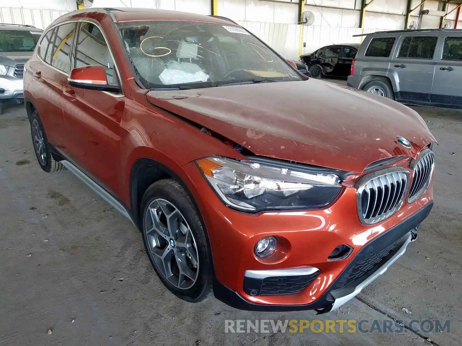 1 Photograph of a damaged car WBXHU7C58K5L10705 BMW X1 SDRIVE2 2019