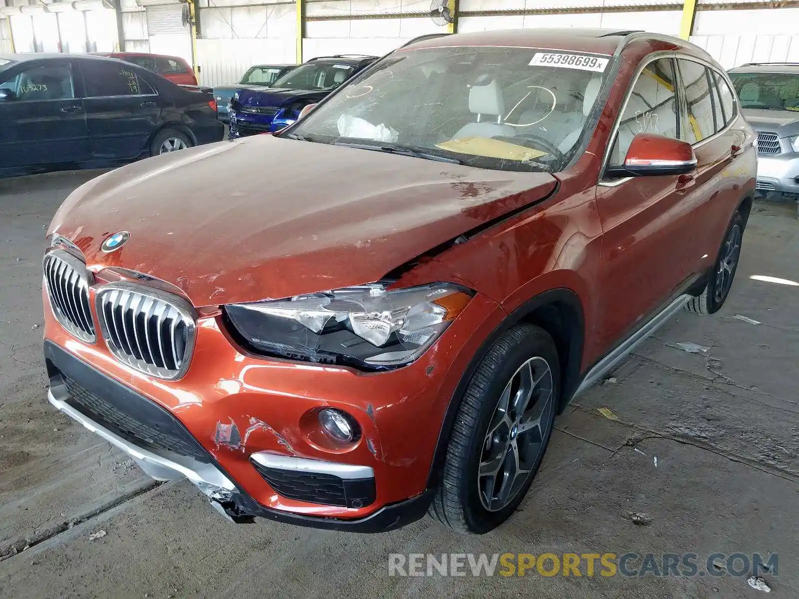 2 Фотография поврежденного автомобиля WBXHU7C58K5L10705 BMW X1 SDRIVE2 2019