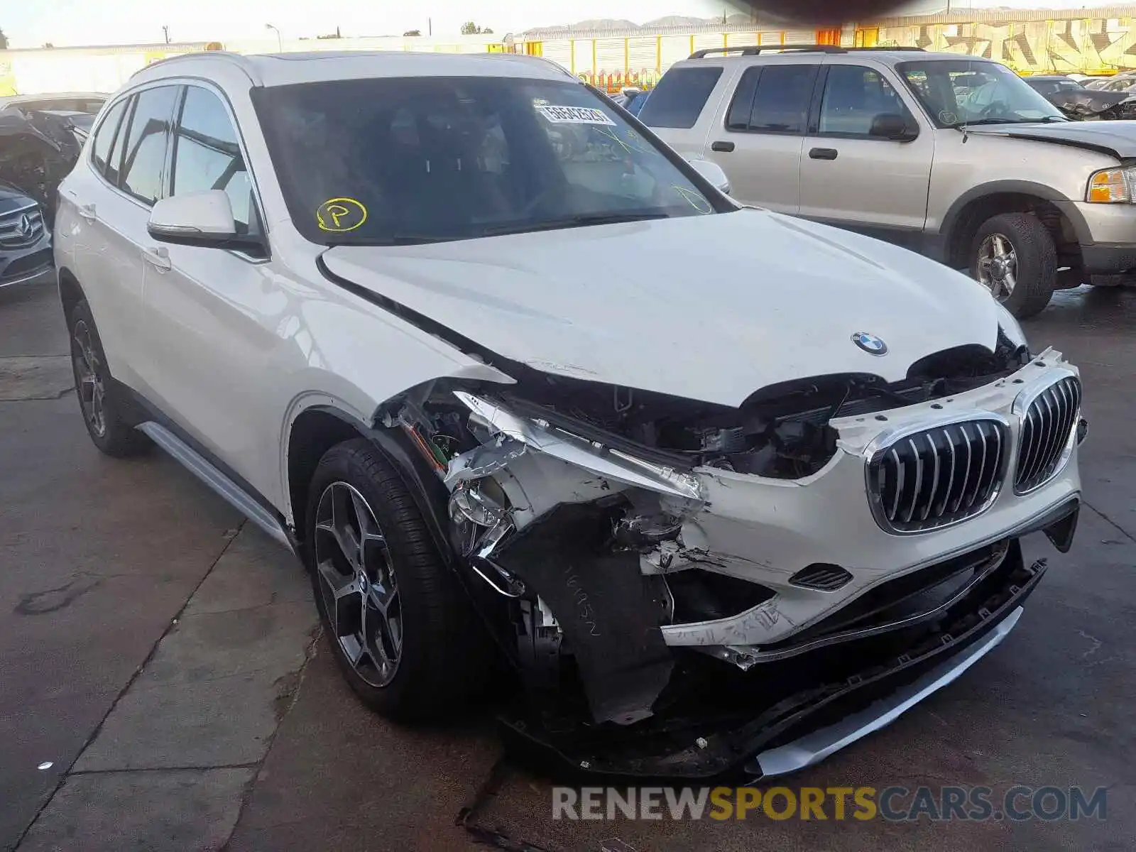 1 Photograph of a damaged car WBXHU7C5XK5L12083 BMW X1 SDRIVE2 2019