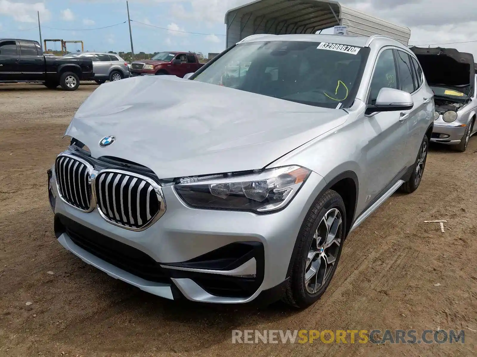 2 Photograph of a damaged car WBXJG7C0XL5P73489 BMW X1 SDRIVE2 2020