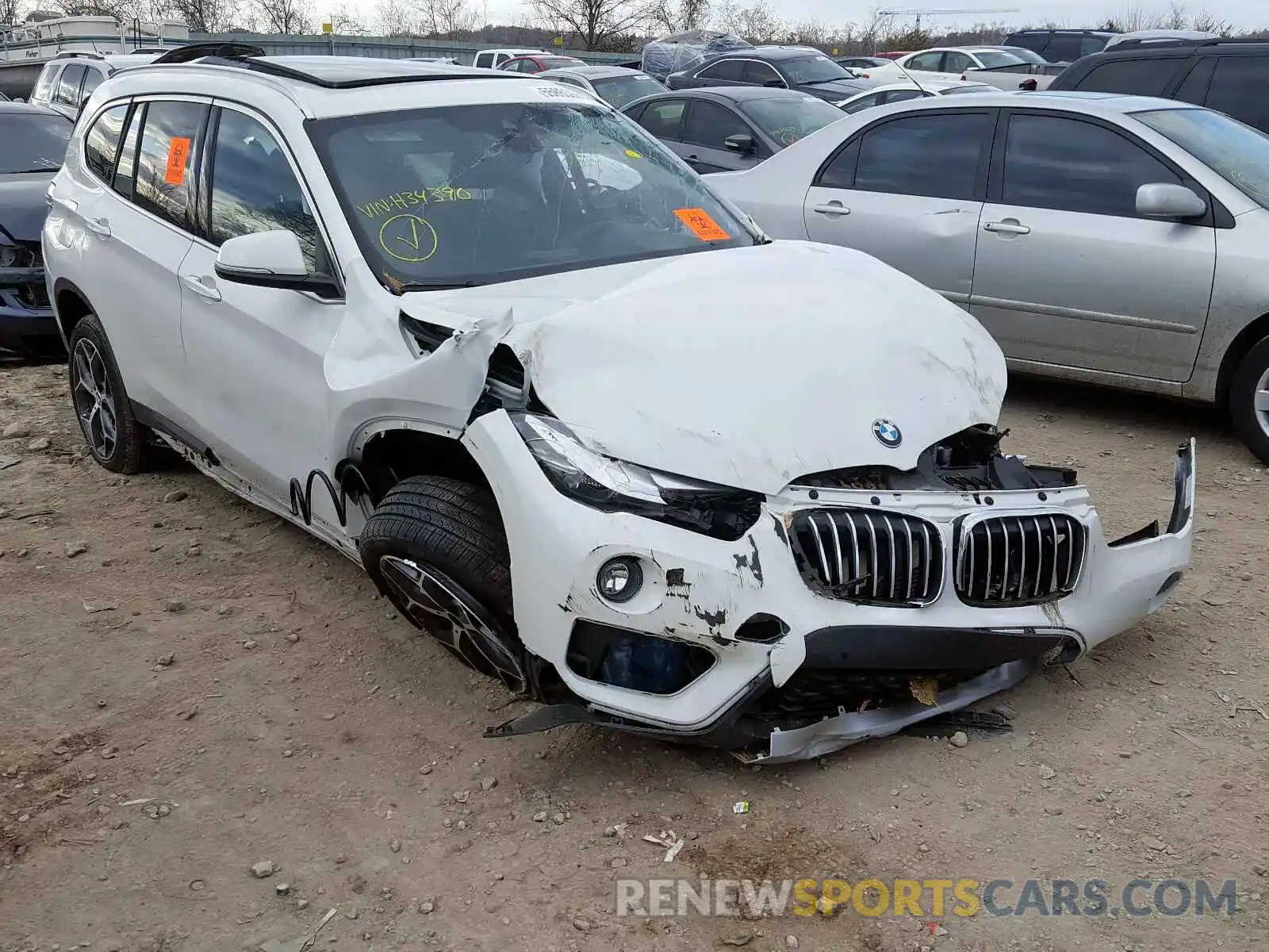 1 Photograph of a damaged car WBXHT3C50K3H34390 BMW X1 XDRIVE2 2019