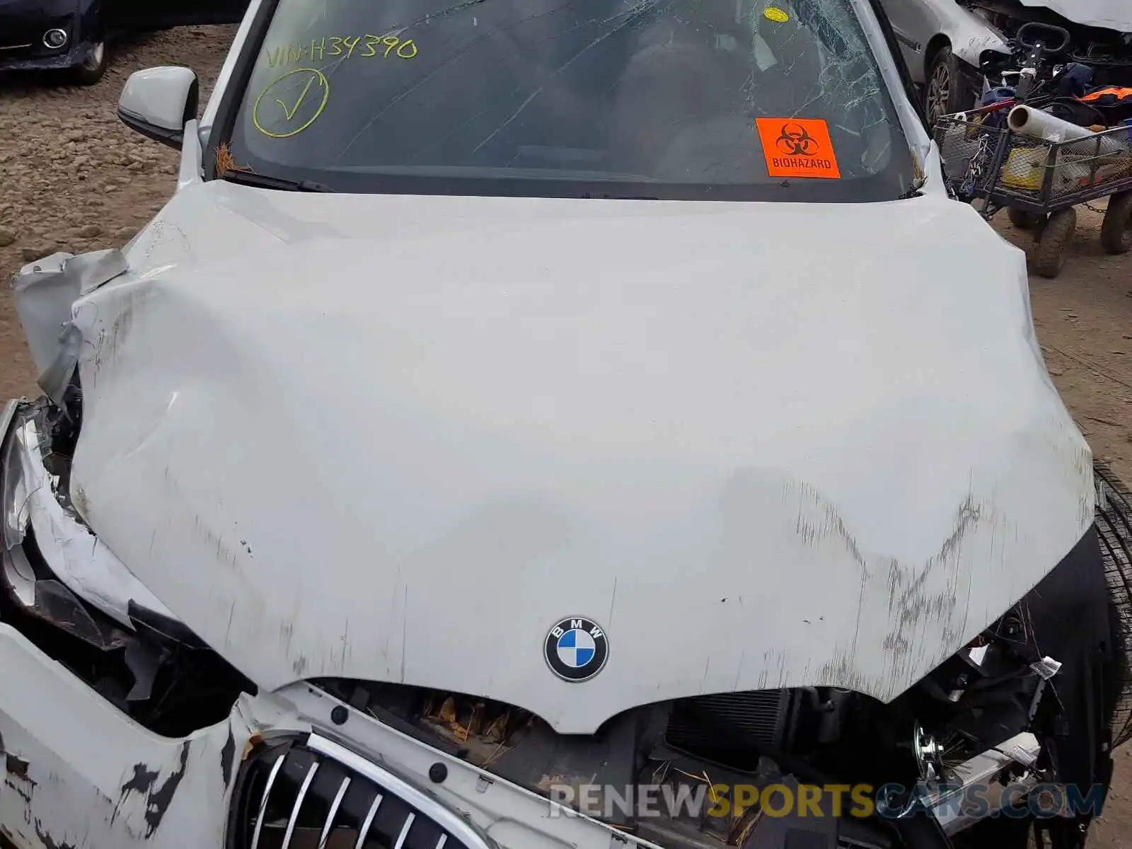 7 Photograph of a damaged car WBXHT3C50K3H34390 BMW X1 XDRIVE2 2019