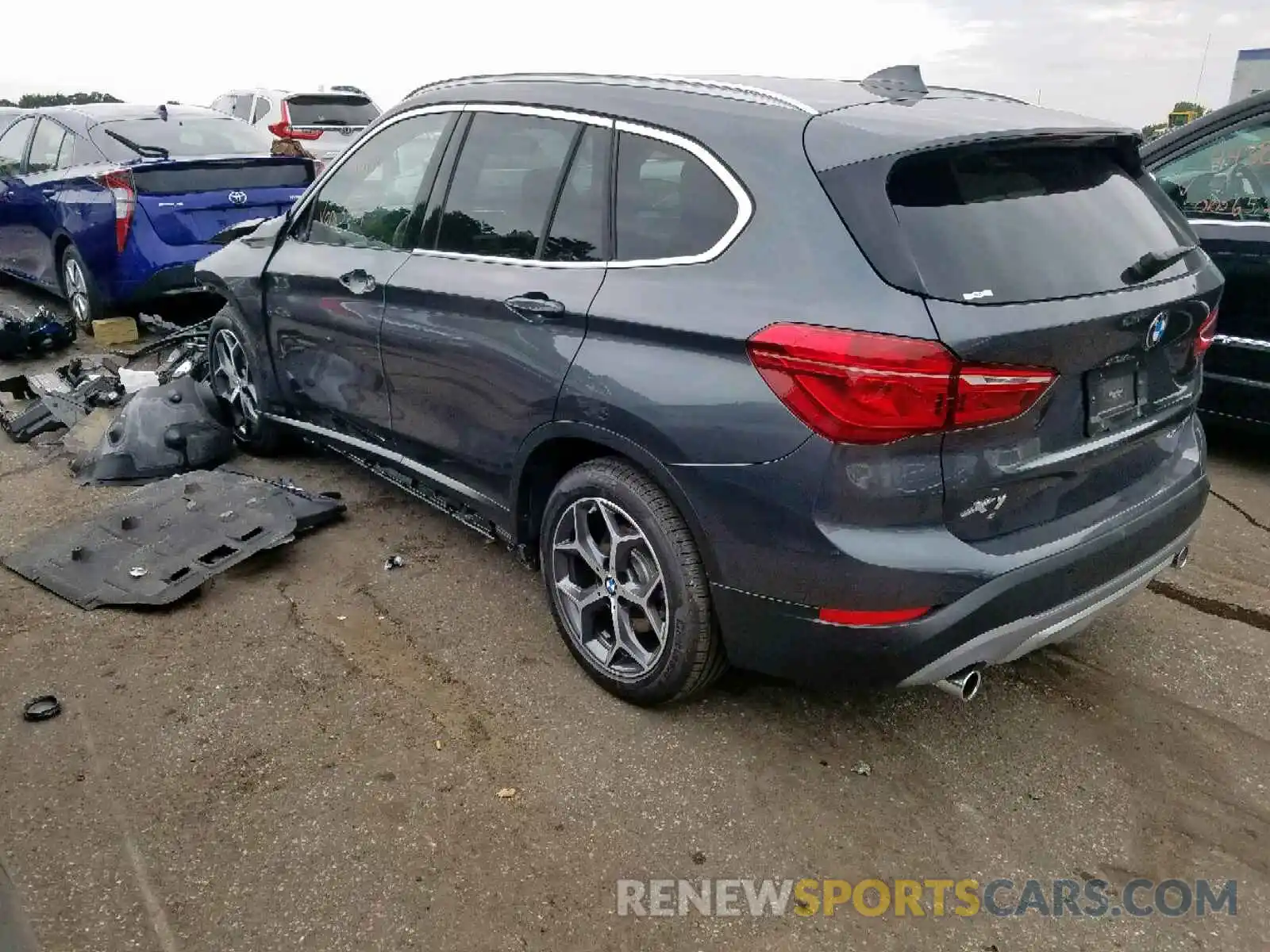 3 Фотография поврежденного автомобиля WBXHT3C53K5L38018 BMW X1 XDRIVE2 2019