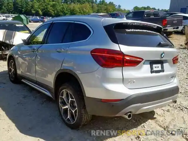 3 Photograph of a damaged car WBXHT3C59K5L37407 BMW X1 XDRIVE2 2019