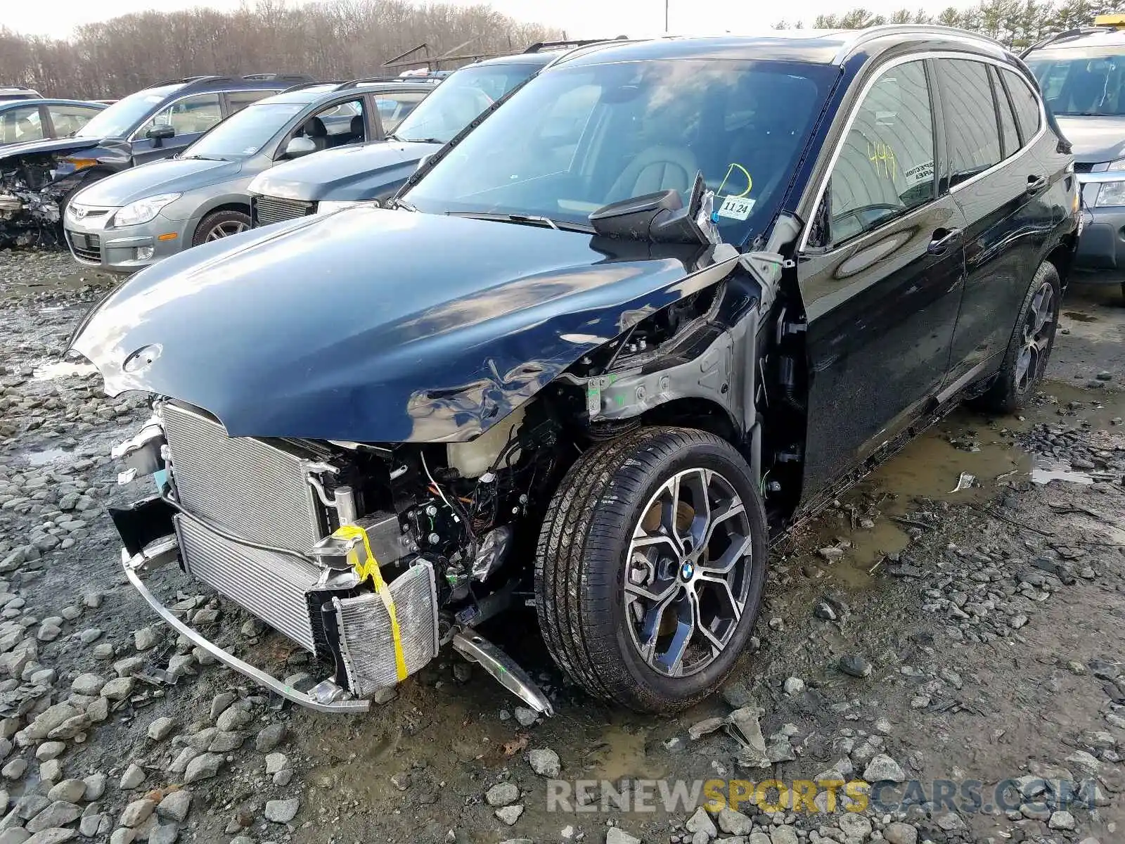 2 Photograph of a damaged car WBXJG9C01L5P36116 BMW X1 XDRIVE2 2020