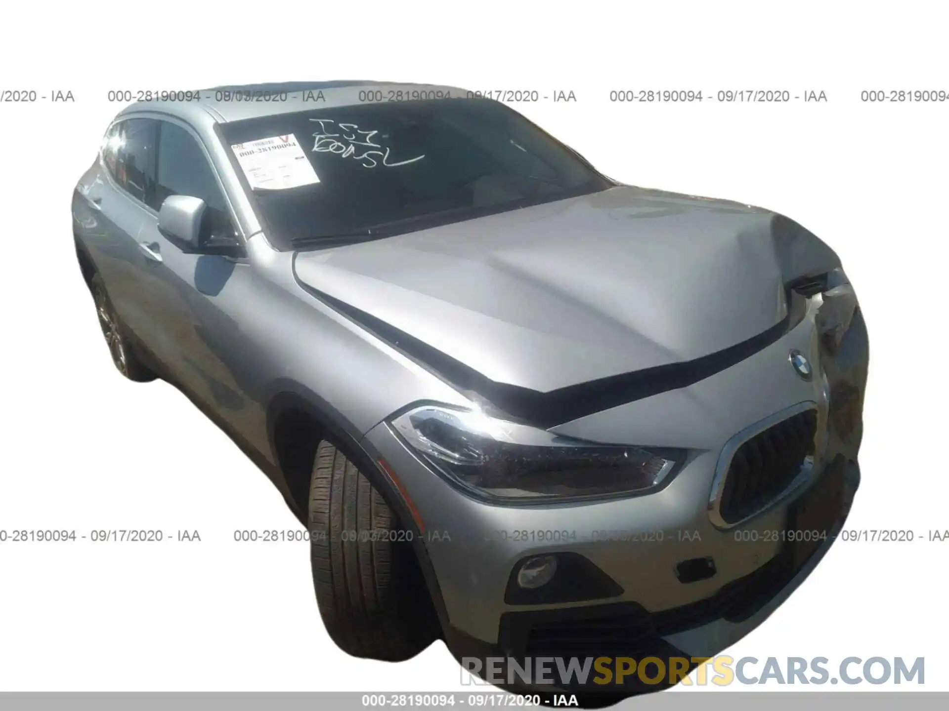 1 Photograph of a damaged car WBXYJ3C52KEP77197 BMW X2 2019