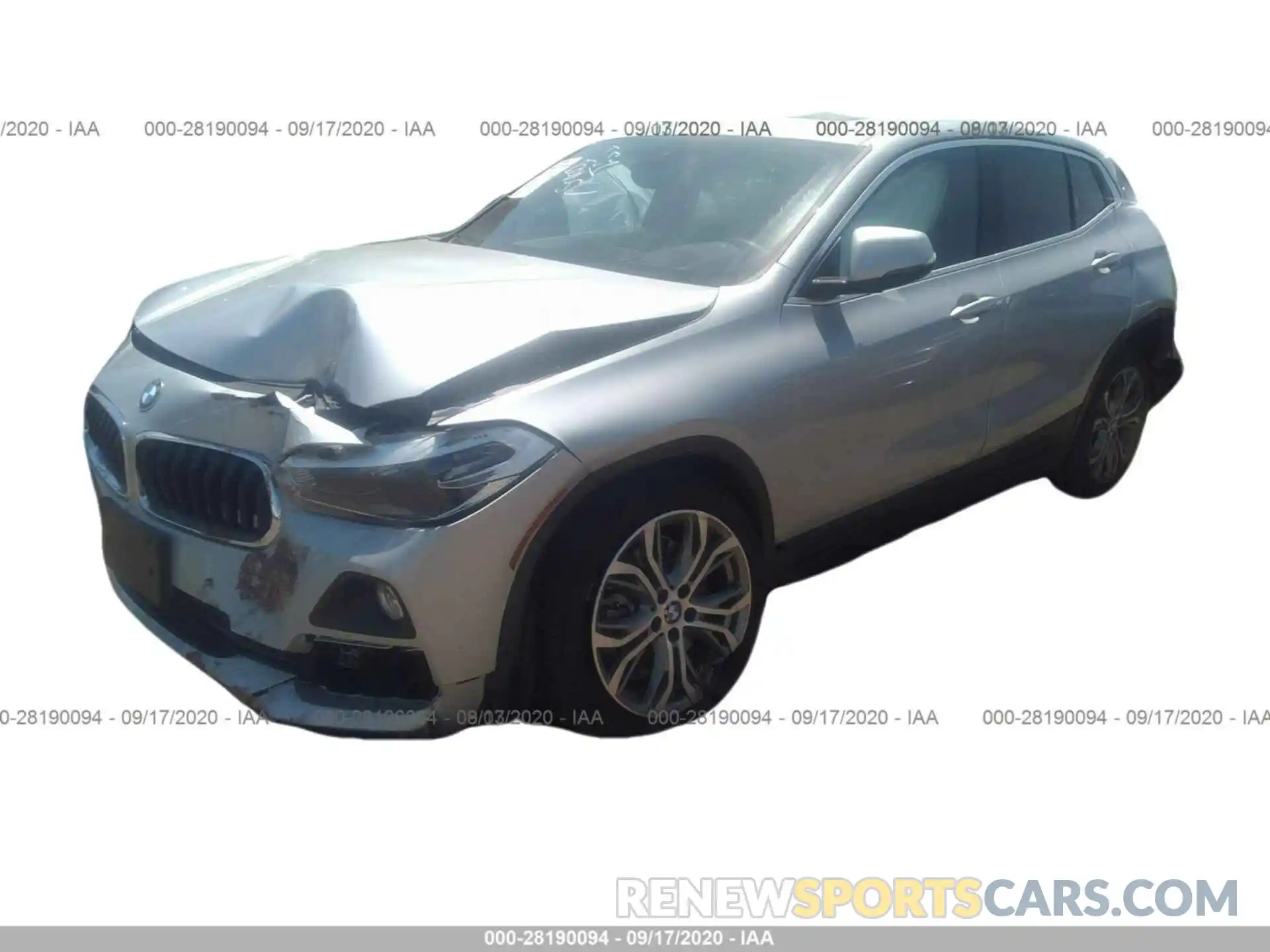 2 Фотография поврежденного автомобиля WBXYJ3C52KEP77197 BMW X2 2019