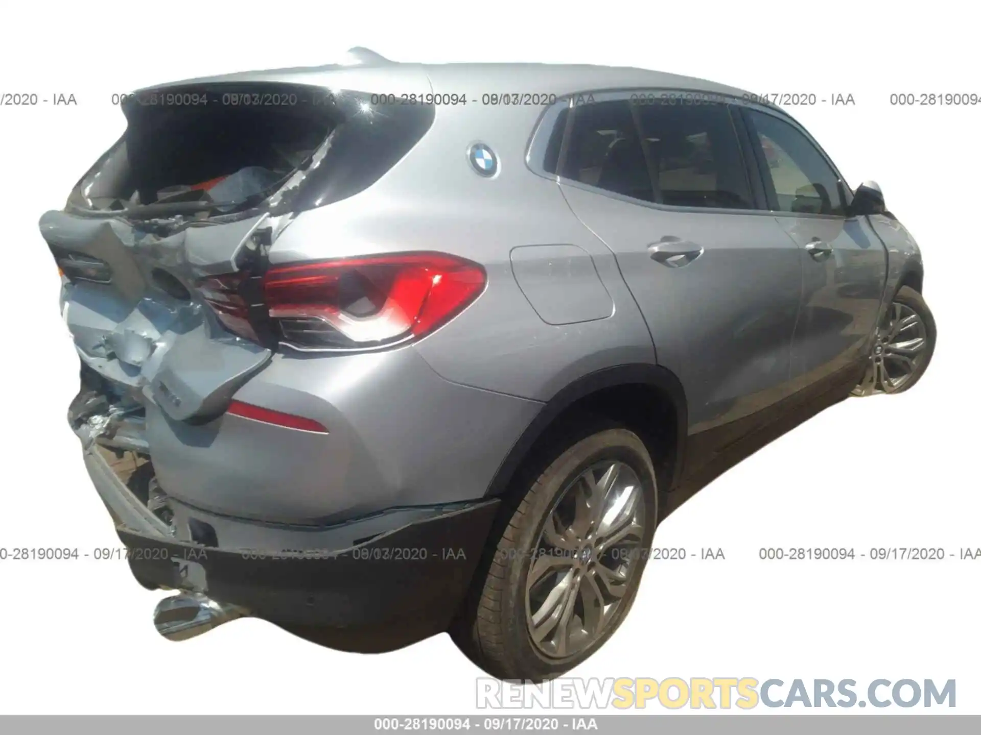 4 Фотография поврежденного автомобиля WBXYJ3C52KEP77197 BMW X2 2019