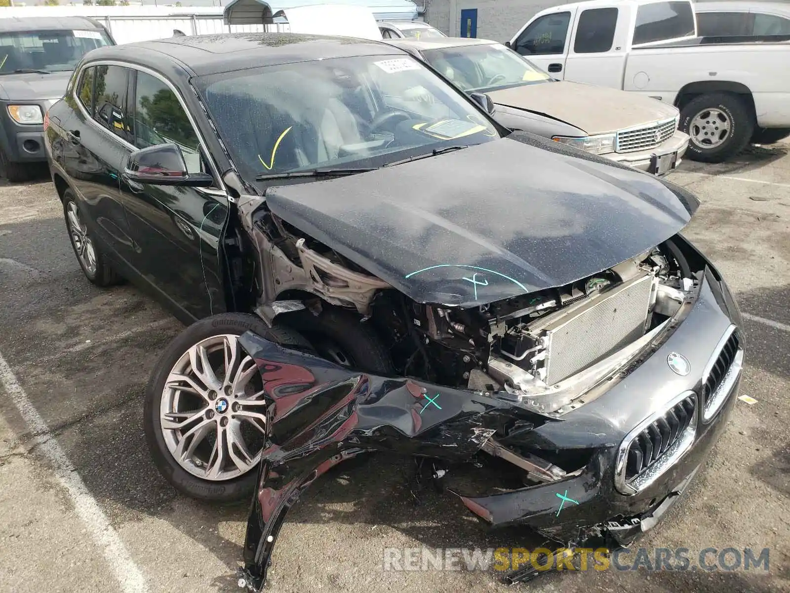 1 Photograph of a damaged car WBXYJ3C53KEP77497 BMW X2 2019