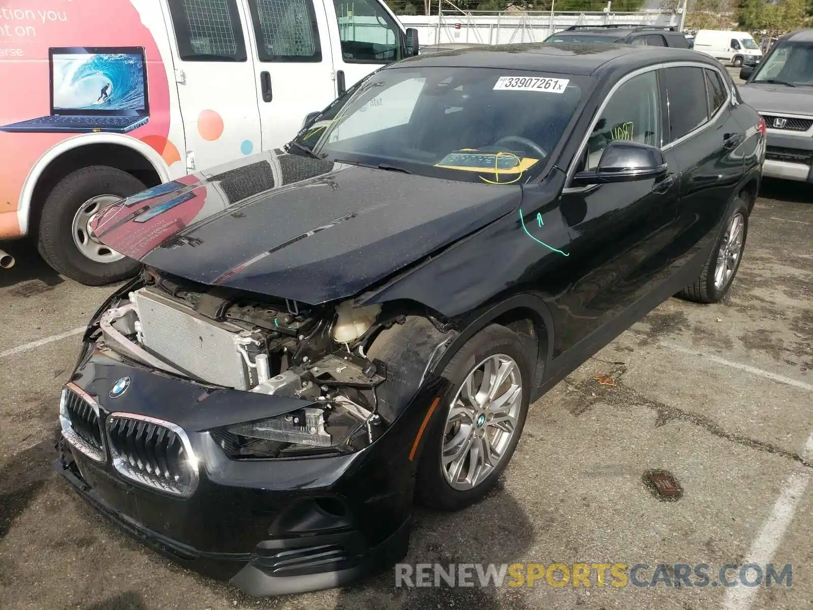 2 Фотография поврежденного автомобиля WBXYJ3C53KEP77497 BMW X2 2019
