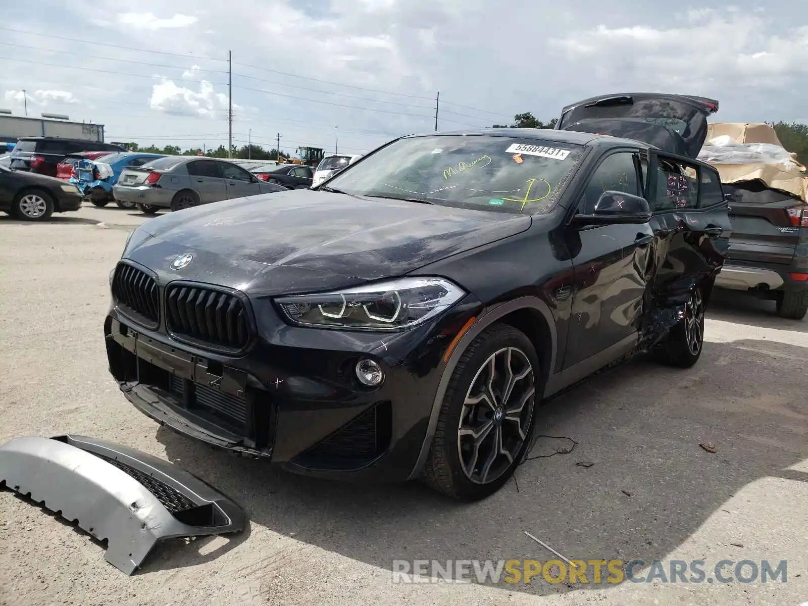 2 Photograph of a damaged car WBXYJ3C54K5N73310 BMW X2 2019