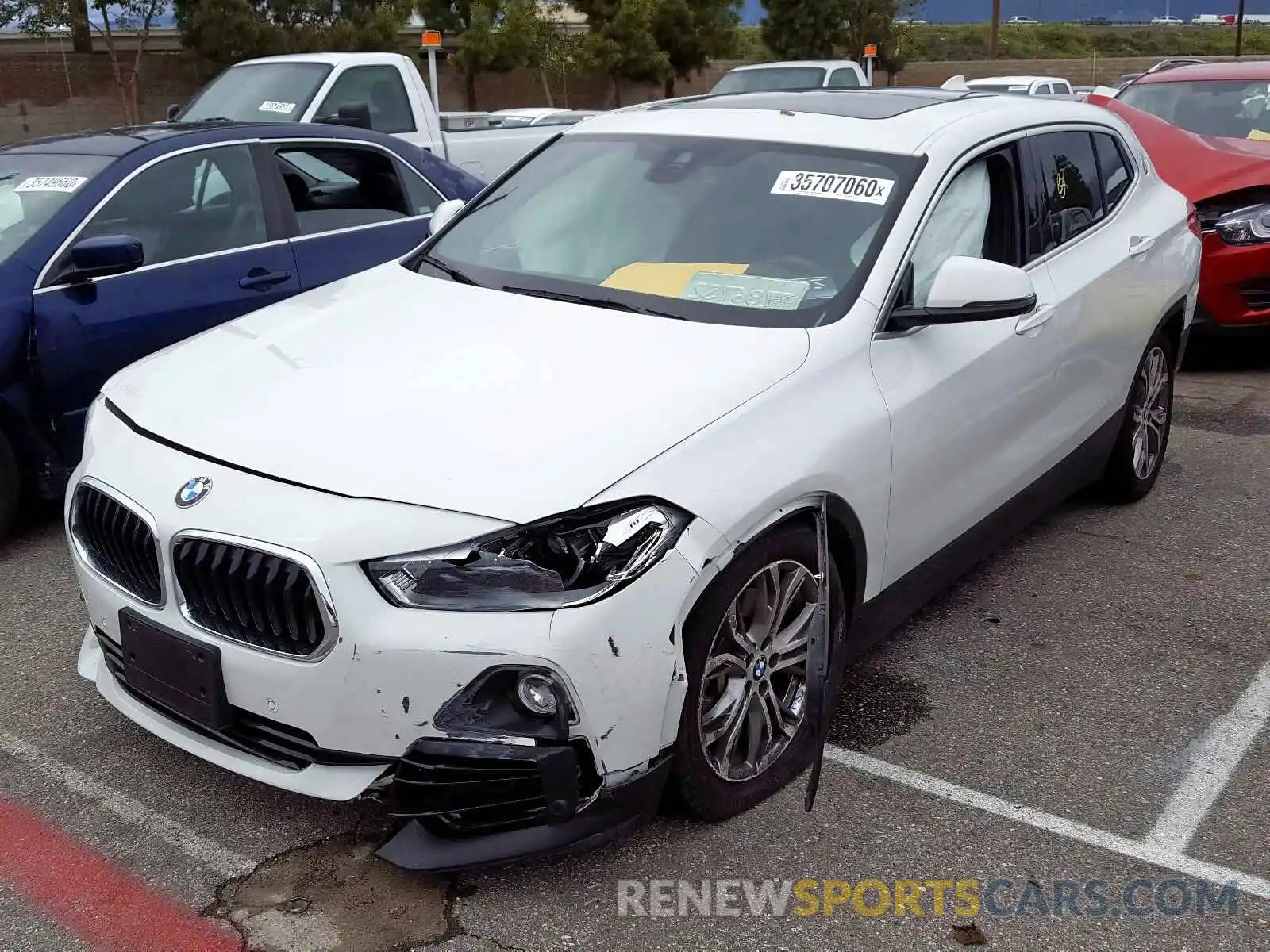 2 Photograph of a damaged car WBXYJ3C54KEP76956 BMW X2 2019