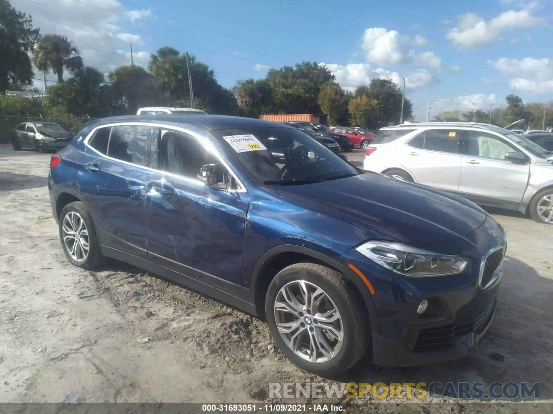 1 Photograph of a damaged car WBXYJ3C55K5N32698 BMW X2 2019