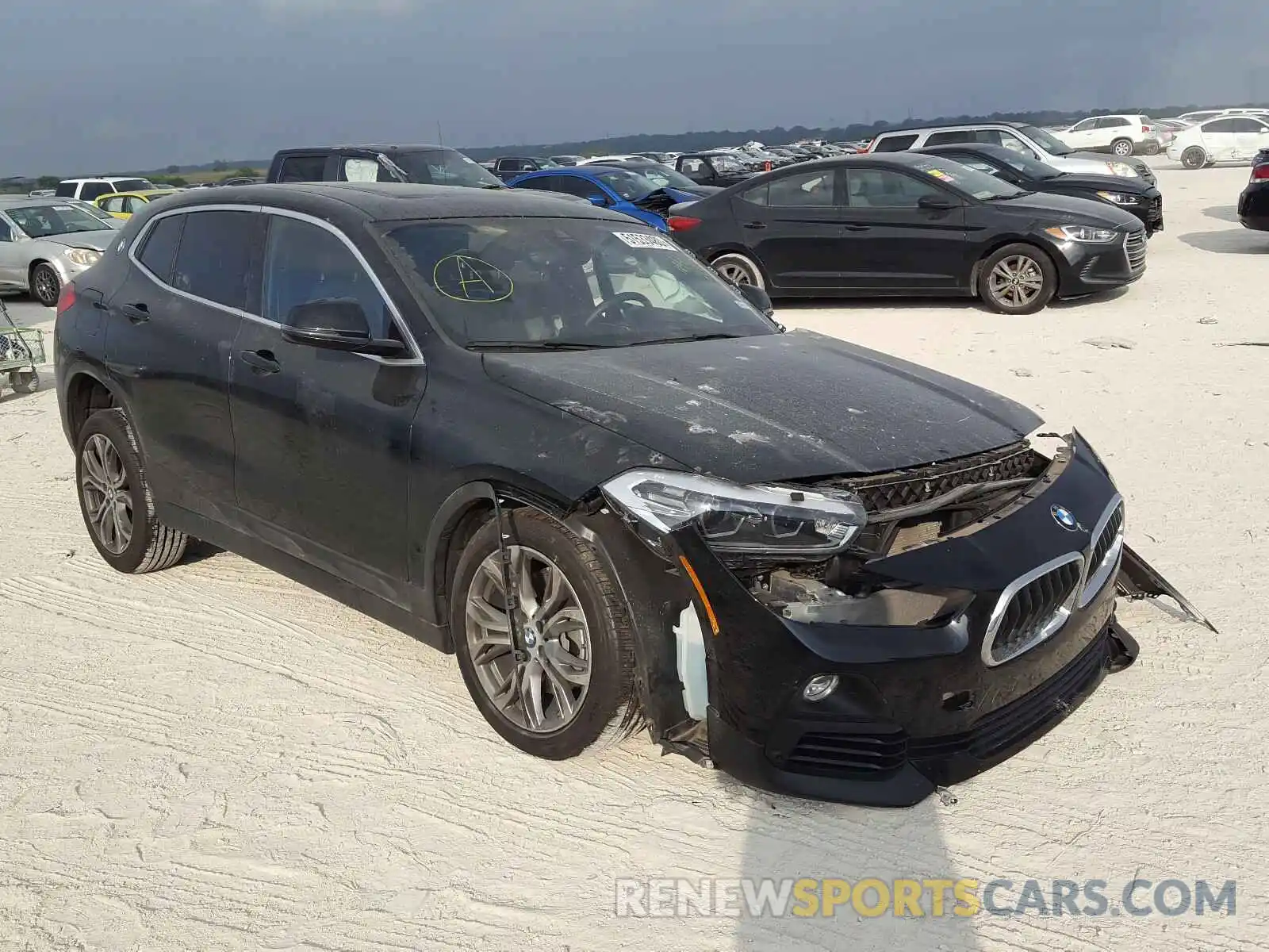 1 Photograph of a damaged car WBXYJ3C56K5N44200 BMW X2 2019